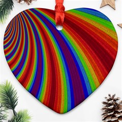 Abstract Pattern Lines Wave Ornament (Heart)