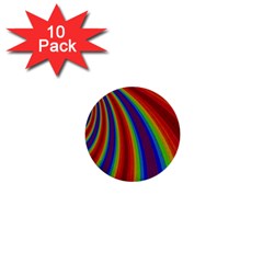 Abstract Pattern Lines Wave 1  Mini Buttons (10 pack) 