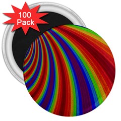 Abstract Pattern Lines Wave 3  Magnets (100 Pack) by BangZart