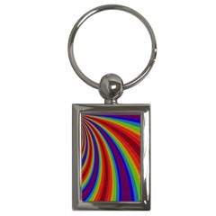 Abstract Pattern Lines Wave Key Chains (rectangle)  by BangZart