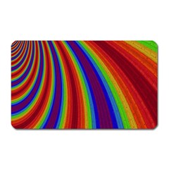 Abstract Pattern Lines Wave Magnet (rectangular) by BangZart