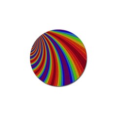 Abstract Pattern Lines Wave Golf Ball Marker