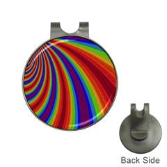 Abstract Pattern Lines Wave Hat Clips with Golf Markers