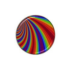 Abstract Pattern Lines Wave Hat Clip Ball Marker