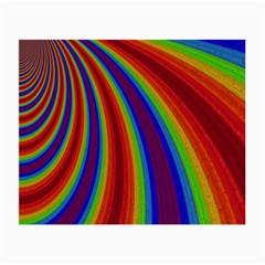 Abstract Pattern Lines Wave Small Glasses Cloth