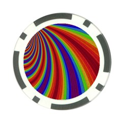 Abstract Pattern Lines Wave Poker Chip Card Guard