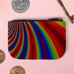 Abstract Pattern Lines Wave Mini Coin Purses Back