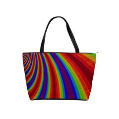 Abstract Pattern Lines Wave Shoulder Handbags