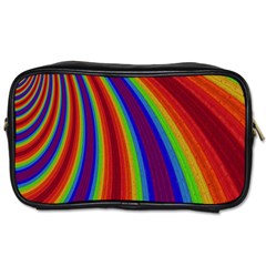 Abstract Pattern Lines Wave Toiletries Bags