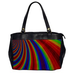 Abstract Pattern Lines Wave Office Handbags