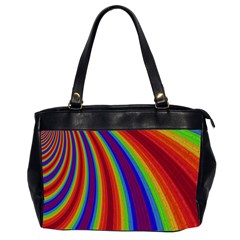 Abstract Pattern Lines Wave Office Handbags (2 Sides)  by BangZart