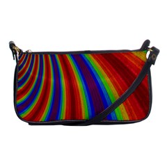 Abstract Pattern Lines Wave Shoulder Clutch Bags