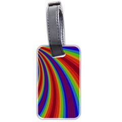 Abstract Pattern Lines Wave Luggage Tags (Two Sides)