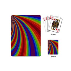 Abstract Pattern Lines Wave Playing Cards (Mini) 