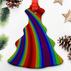 Abstract Pattern Lines Wave Ornament (Christmas Tree) 