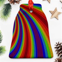 Abstract Pattern Lines Wave Bell Ornament (Two Sides)