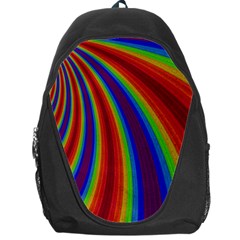 Abstract Pattern Lines Wave Backpack Bag