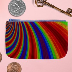 Abstract Pattern Lines Wave Large Coin Purse