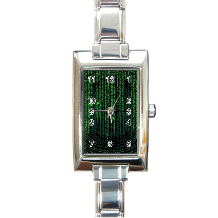 Matrix Communication Software Pc Rectangle Italian Charm Watch