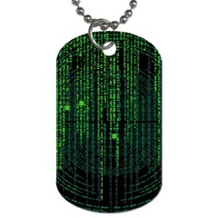 Matrix Communication Software Pc Dog Tag (two Sides) by BangZart