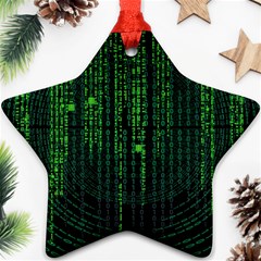 Matrix Communication Software Pc Star Ornament (two Sides) by BangZart