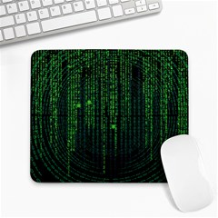 Matrix Communication Software Pc Large Mousepads by BangZart