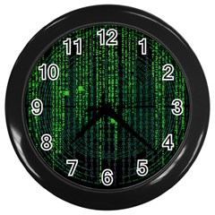 Matrix Communication Software Pc Wall Clocks (black) by BangZart