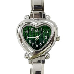 Matrix Communication Software Pc Heart Italian Charm Watch by BangZart