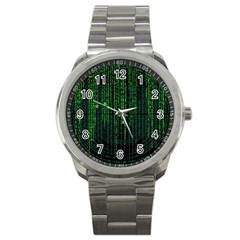 Matrix Communication Software Pc Sport Metal Watch by BangZart