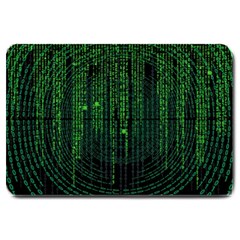 Matrix Communication Software Pc Large Doormat  by BangZart