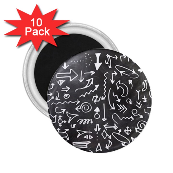 Arrows Board School Blackboard 2.25  Magnets (10 pack) 