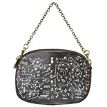 Arrows Board School Blackboard Chain Purses (Two Sides)  Front