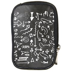 Arrows Board School Blackboard Compact Camera Cases by BangZart