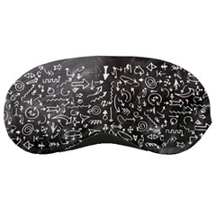 Arrows Board School Blackboard Sleeping Masks by BangZart