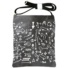 Arrows Board School Blackboard Shoulder Sling Bags by BangZart