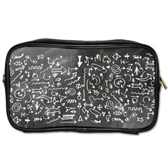 Arrows Board School Blackboard Toiletries Bags by BangZart