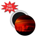 Tree Series Sun Orange Sunset 1.75  Magnets (100 pack)  Front