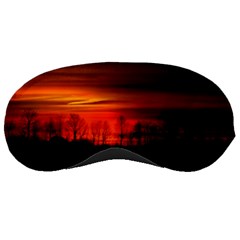 Tree Series Sun Orange Sunset Sleeping Masks by BangZart