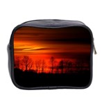 Tree Series Sun Orange Sunset Mini Toiletries Bag 2-Side Back