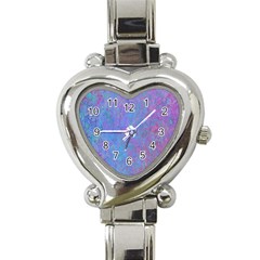 Background Texture Pattern Heart Italian Charm Watch by BangZart