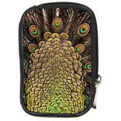 Peacock Feathers Wheel Plumage Compact Camera Cases by BangZart