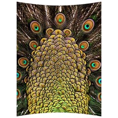 Peacock Feathers Wheel Plumage Back Support Cushion by BangZart