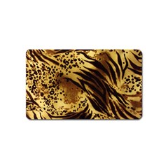 Pattern Tiger Stripes Print Animal Magnet (name Card) by BangZart