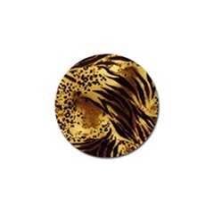 Pattern Tiger Stripes Print Animal Golf Ball Marker by BangZart