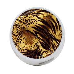 Pattern Tiger Stripes Print Animal 4-port Usb Hub (one Side) by BangZart