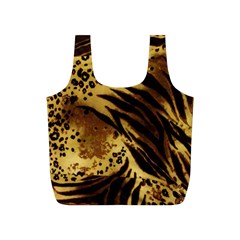 Pattern Tiger Stripes Print Animal Full Print Recycle Bags (s)  by BangZart