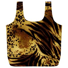 Pattern Tiger Stripes Print Animal Full Print Recycle Bags (l)  by BangZart