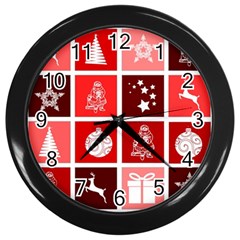 Christmas Map Innovative Modern Wall Clocks (black) by BangZart