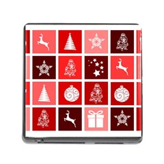 Christmas Map Innovative Modern Memory Card Reader (square) by BangZart