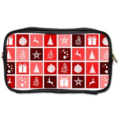 Christmas Map Innovative Modern Toiletries Bags by BangZart